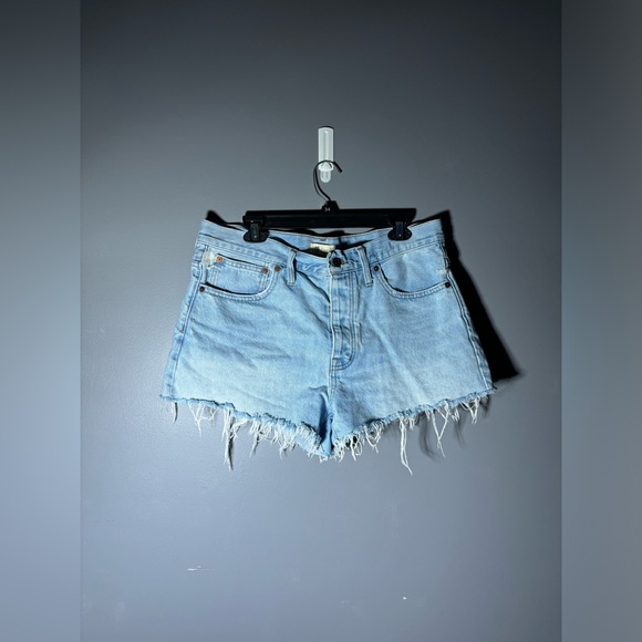 Madewell Relaxed Denim Shorts in Cedarcroft Wash Womens Size 30 - Picture 2 of 5
